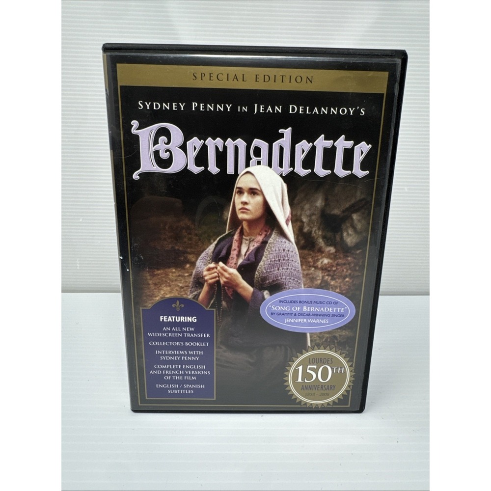 Bernadette Special Edition DVD w/Collector's Booklet Sydney Penny English French